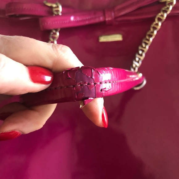 Hot pink Kate Spade bag. Play condition - Picture 5 of 6